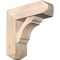 Ekena Millwork Olympic Craftsman Smooth Bracket w/ Offset Brace, Douglas Fir, 7 1/2"W x 22"D x 22"H BKT0806X22X22OLY04SDF - alternate 1